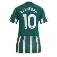 Koszulka piłkarska Manchester United Marcus Rashford #10 Strój wyjazdowy dla kobiety 2023-24 tanio Krótki Rękaw